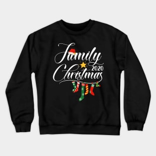 I Love My Family Cute Family Christmas 2020 Crewneck Sweatshirt